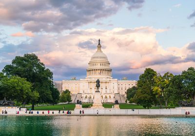 Photo of the Capitol Building in Washington DC.