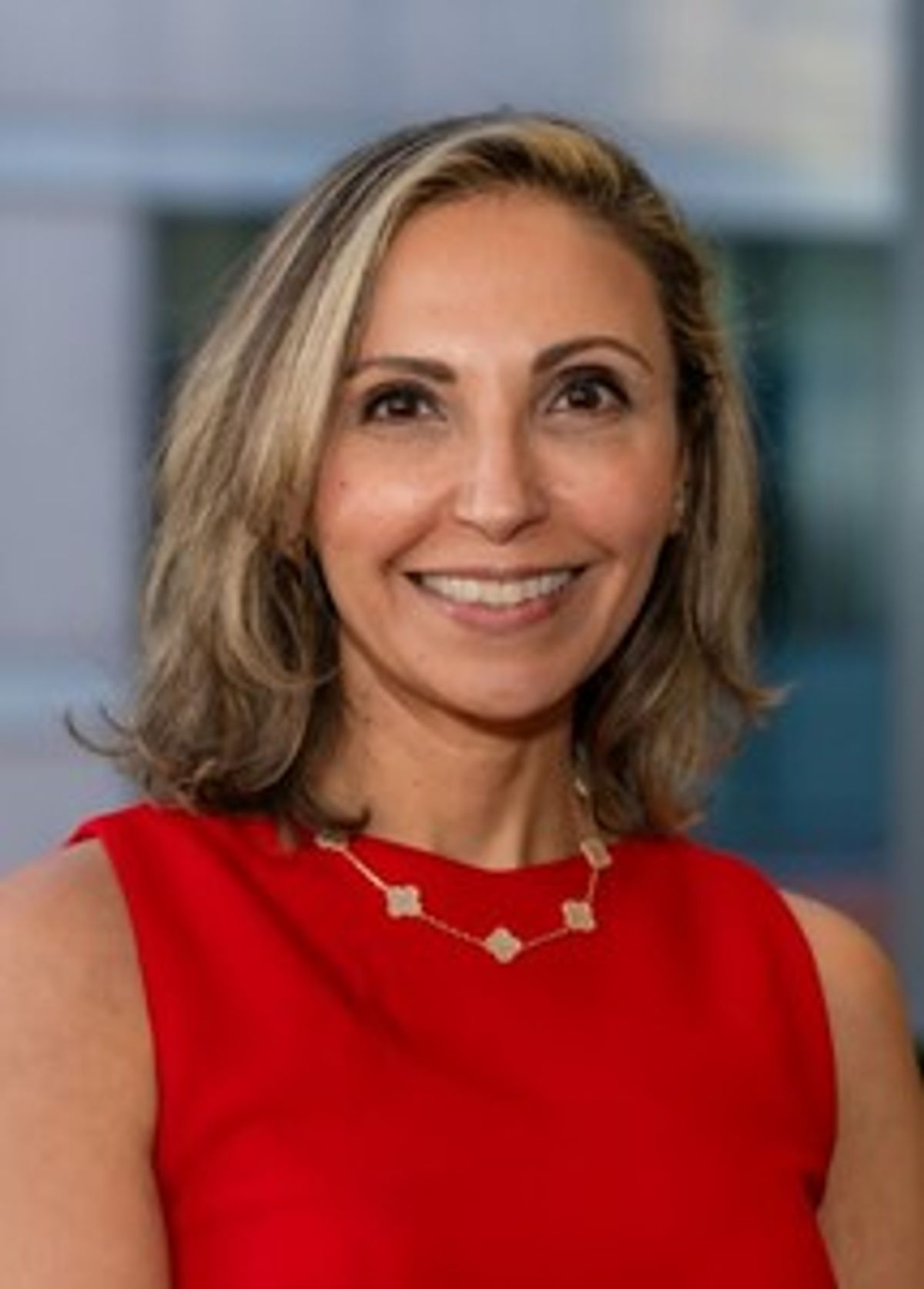 A photo of Irene Ghobrial, a physician-scientist and professor of medicine at the Dana-Farber Cancer Institute.