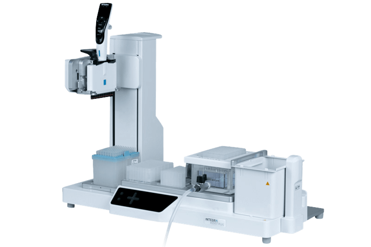 The ASSIST PLUS pipetting robot.